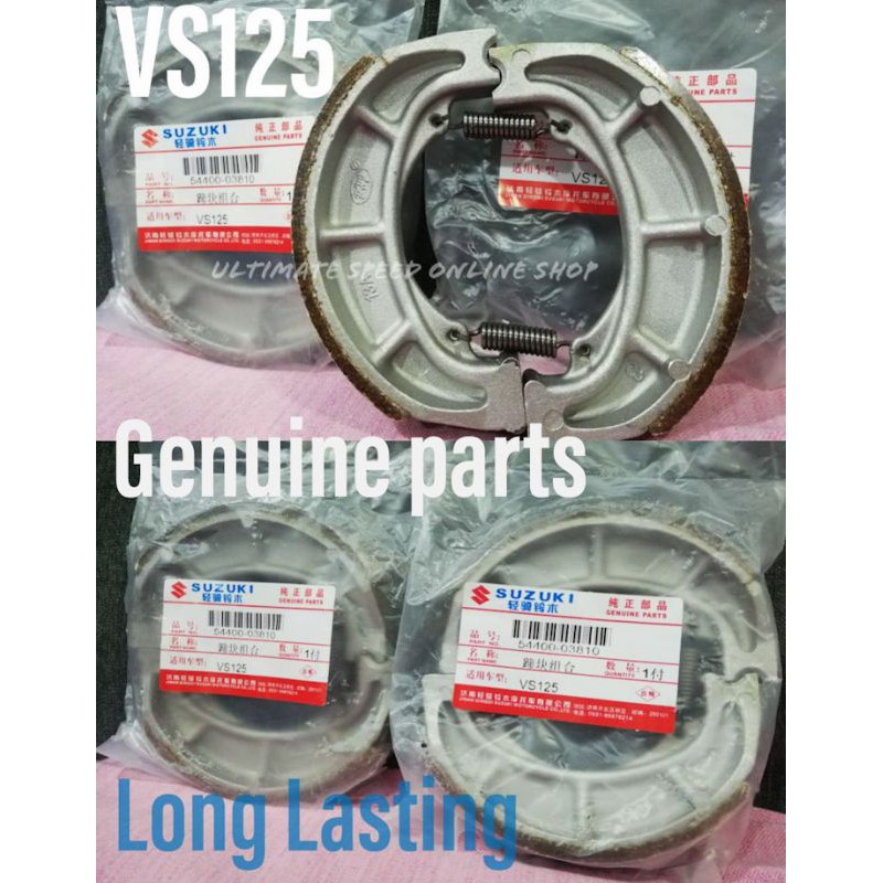VS125 rear brake shoes ori