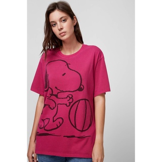 เสื้อยืดลีวายส์สนู๊ปปี้ เสื้อยืดคอกลมแขนสั้น LeviS® X Peanuts Snoopy Collection T-Shirt