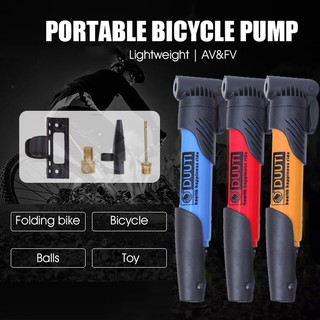 ที่สูบลมจักรยานแบบพกพา สูบลมลูกฟุตบอล Bicycle Cyling Pump สูบอย่างดี พร้อมส่งในไทย