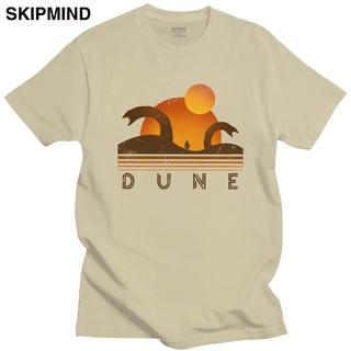 ผ้าฝ้ายคอกลมเสื้อยืดแขนสั้น ผ้าฝ้าย 100% พิมพ์ลาย Dune Muaddib สไตล์วินเทจ สําหรับผู้ชาย 2020from S-4XL