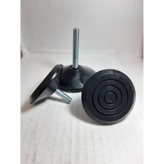 732.AS-753815B สกรูปรับระดับฐาน 75 มิล 3/8*1-1/4" สีดำ