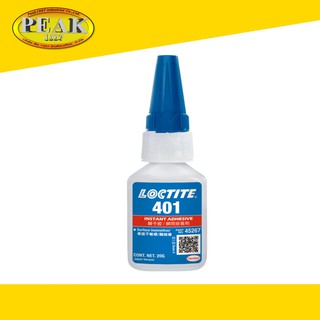 Loctite 401 Low Viscosity Instant Adhesive Clear กาวแห้งเร็วเอนกประสงค์ 20g.