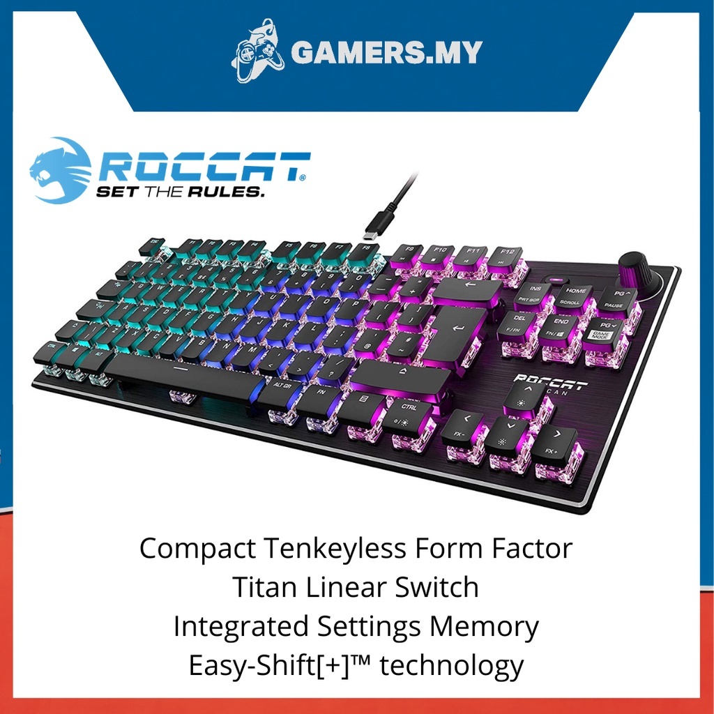 ROCCAT Vulcan TKL คีย์บอร์ดเกมมิ่งแบบมีสาย