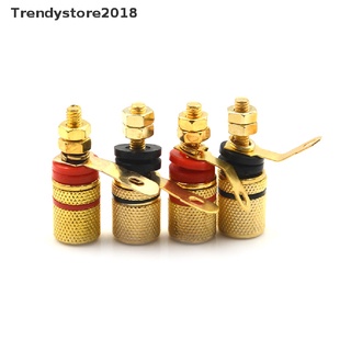 Trendystore2018 ขั้วปลั๊กกล้วย 4 มม. 4 ชิ้น ต่อชุด