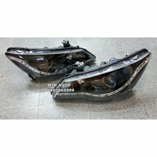 ไฟหน้า ไฟหน้าแต่ง โปรเจคเตอร์ HONDA CIVIC FD ปี 2006 2007 2008 2009 2010 2011