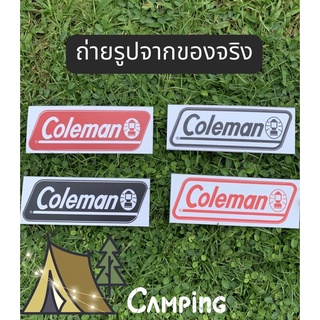 ใหม่ 🔴⚫️sticker สติ๊กเกอร์ Colman ขนาด 7 นิ้ว แคมปิ้ง camping เต้นท์ กางเต้น อินดี้ indy สติ๊กเกอร์ ติดกล่อง index