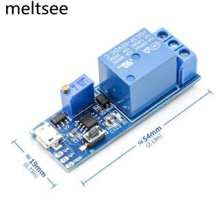 5 v - 30 v delay relay timer โมดูลสวิทช์ไมโคร usb สามารถปรับได้ 5V-30V Delay Relay Timer Module Trigger Delay Switch Micro USB Power Adjustable Relay Module