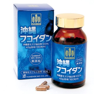 Okinawa Fucoidan โอกินาว่าฟูคอยแดน (ฟูคอยแดน 42,000 มก.) สกัดจากโอกินาว่าโมสุกุสด 100% 180 แคปซูล