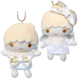 แท้ 100% พวงกุญแจ เซ็ต 2 ชิ้น ซานริโอ้ ลิตเติ้ล ทวิน สตาร์ Sanrio Little Twin Stars Deux Etoile Plush Doll (Kiki)&amp;(Lala)