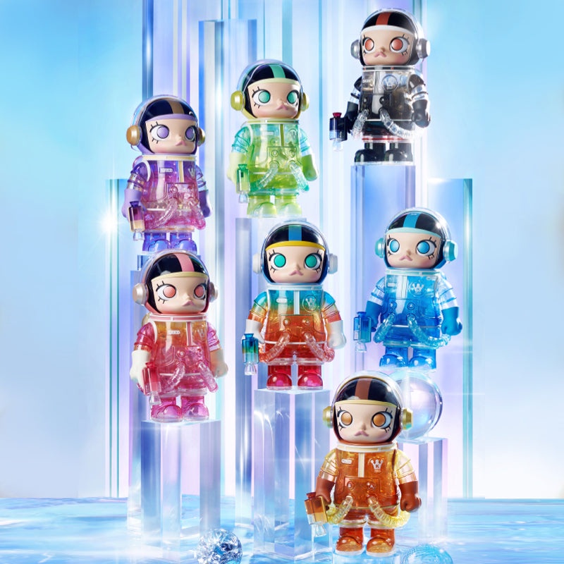 ∎ แบบสุ่ม ∎ FIGURE Pop Mart MEGA COLLECTION 400% SPACE MOLLY Soft Drink Series