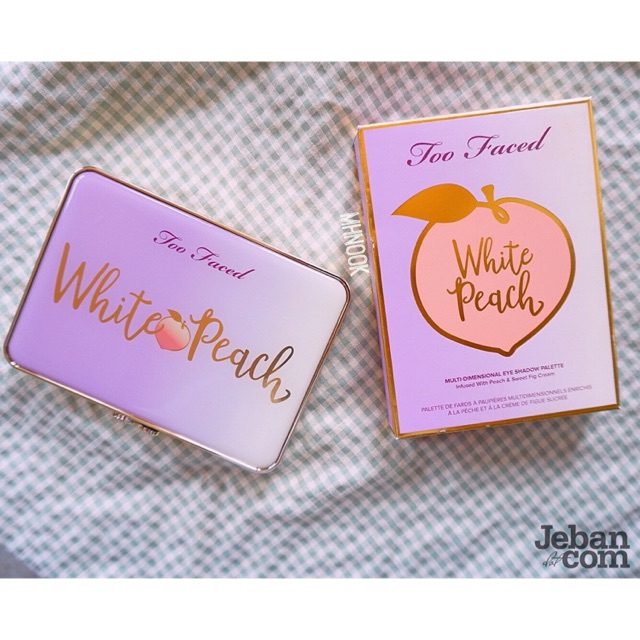 ชToo Face white peach eyeshadow palette 🍑🍑
