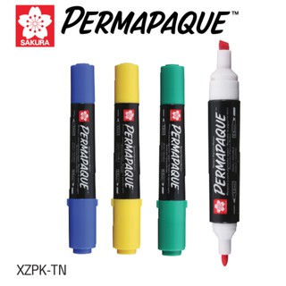 Sakura ปากกามาร์คเกอร์สี 2 หัว Permapaque XZPK-TN