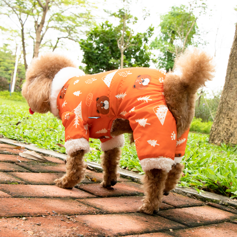 เสื้อผ้าสุนัขDog Clothes Winter Clothes Small Dog FourLegged Pet