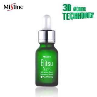 Mistine Ejitsu 3D Action Pore Tightening Serum plus Whitening 13.5 ml. มิสทีน เอจิตสึ ทรีดี แอ็คชั่น พอร์ ไทเทนนิ่ง