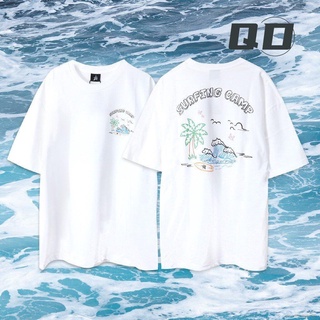 QD เสื้อยืด รุ่น SURFING CAMP S M L XL 2XL 3XL