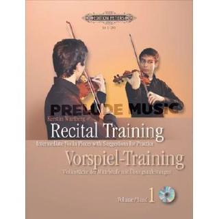 (โค้ดINCSM2Lลด70฿) (Violin) Wartberg, K: Recital Training, Volume 1 (EP11291)