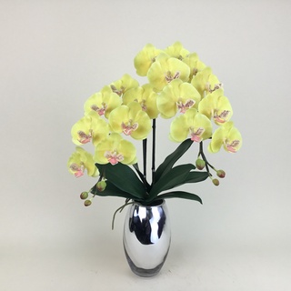 แจกันกล้วยไม้ประดิษฐ์ ดอกไม้ประดิษฐ์ตกแต่งบ้าน Artificial orchid arrangment
