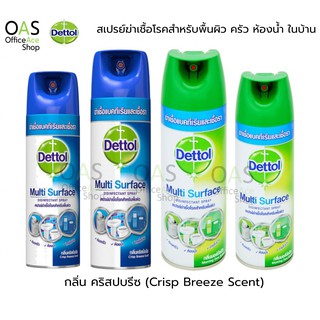 DETTOL Multi-Surface Disinfectant Spray เดทตอล สเปรย์ฆ่าเชื้อโรคสำหรับพื้นผิว ห้องครัว ห้องน้ำ ภายในบ้าน