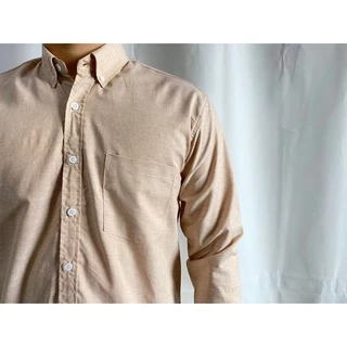 คอปก/แขนยาว 5XL/6XL ผ้า OXFORD - เสื้อเชิ้ตผู้ชาย, เสื้อคนอ้วน ไซส์ใหญ่ Big size