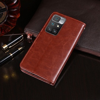 เคส Xiaomi Redmi 10 / Note 10 5G 4G / Note10 Pro / Note 10S / 9T Casing Flip Wallet Phone Case Soft Pu Leather Back Cover เคสโทรศัพท์ Redmi10 Note10Pro 10Pro Note10S