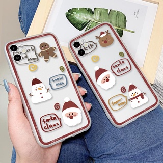 เคสโทรศัพท์มือถือแบบนิ่ม ใส ผิวด้าน สําหรับ Huawei Y5 Y6 2018 Y7 2019 Y9 Pro Prime Y5P Y6P Y7P Y6S [Christmas-1]