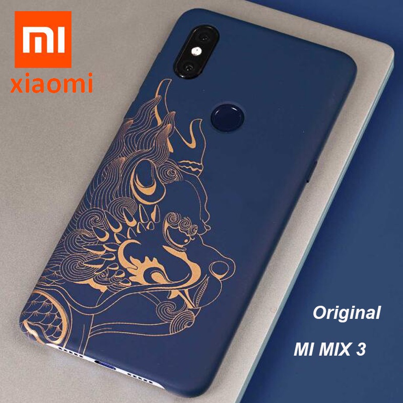 Official xiaomi mi Mix 3 case ( 4G ) Mix3 beast limited Edition back cover Original xiaomi mi Mix3 full Protective case