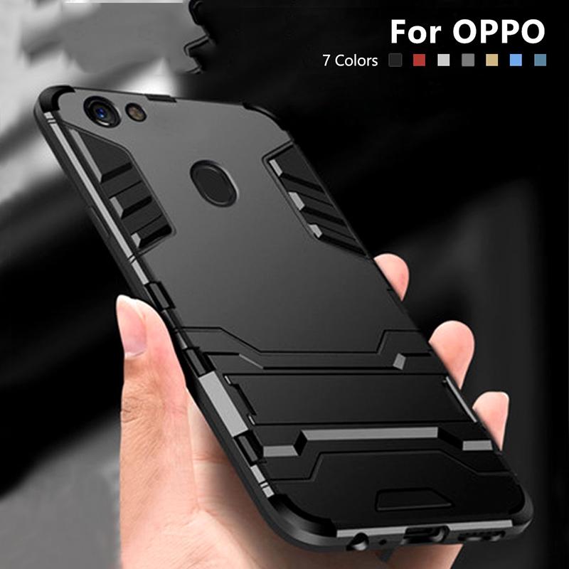 Case OPPO F11 Pro/ F9/ F7/ F5/ F3/ F1S Armor PC+TPU Phone Casing