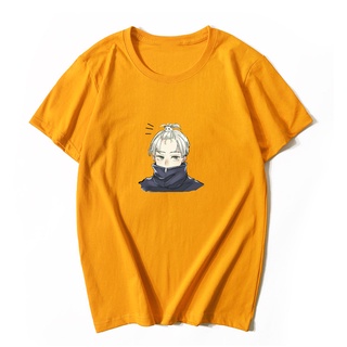 [COD]เสื้อยืด พิมพ์ลายการ์ตูนอนิเมะ Jujutsu Kaisen Kawaii Inumaki Toge สไตล์ฮาราจูกุ สําหรับผู้หญิง