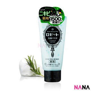 Rosette Japan Cleansing Foam/ Paste 120g - Acene Care/ Blue โฟมทำความสะอาดหน้าสูตรลดสิว สีฟ้า