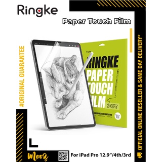 Ringke - ฟิล์มกันรอยหน้าจอสัมผัสกระดาษ สําหรับ iPad Pro 12.9 นิ้ว /3rd/ 4th (1+1)