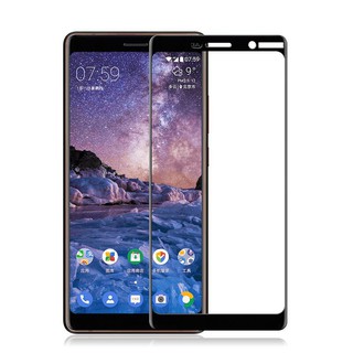 ฟิล์มกระจกเต็มจอ นิรภัย Nokia C1 2.3 4.2 2.1 3.1 5.1 6.1 7.1 8.1 Plus 2 3 5 6 7 8 9 2018 Full กระจกฟิล์มกันรอยหน้าจอสำหรับ