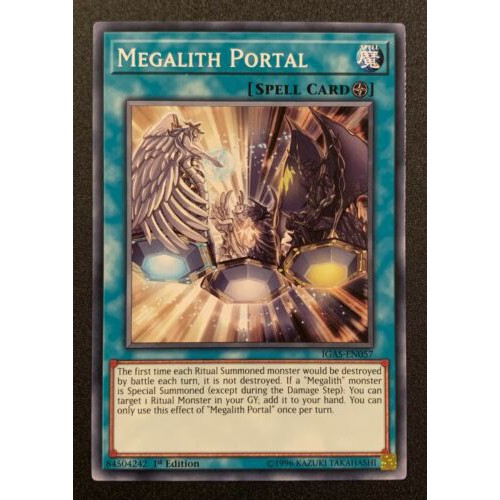 YUGIOH Megalith Portal CARD