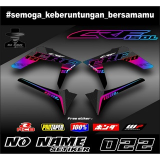 สติกเกอร์ DECAL CRF 150l- (022) Minimalist -Dekal CRF 150 L Trail Supermoto DECAL Part