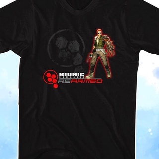 T-shirt  โมเดลฟิกเกอร์ Bionic Commando Backmed Birthday Mother Day สําหรับผู้หญิงS-5XL