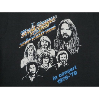 เสื้อยืดคอกลมcrew neckวินเทจbob seger 1978ทัวร์พิมพ์สีดำผ้าฝ้าย100%เสื้อยืดออกกำลังกายวิ่งผู้ชายกีฬาท็อปส์พลัสขนาดS-4XL