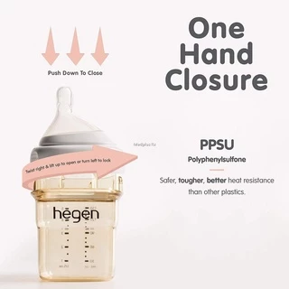 Hegen PCTO ขวดนม PPSU 150ML 240ML 330ML / 5OZ 8OZ 11OZ ขวดนมขวดดื่ม Teat Botol Susu Puting