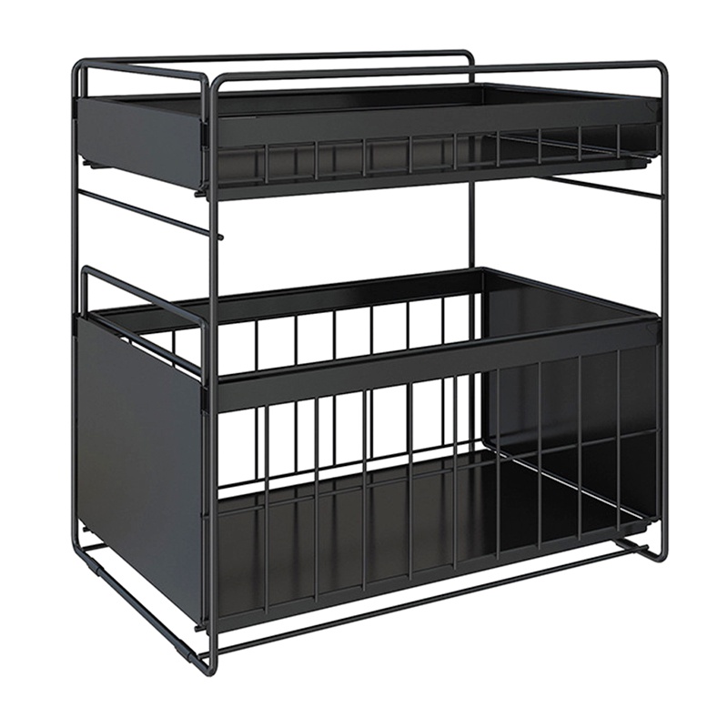 Chaixing Home ชั้นวางของอเนกประสงค์พร้อมลิ้นชัก 2 ชั้น Darco KASSA HOME รุ่น 20019MBK ขนาด 22 x 40 x