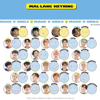 [ส่งฟรี | พร้อมส่ง] SM - Make U Smile MAL-LANG KEYRING