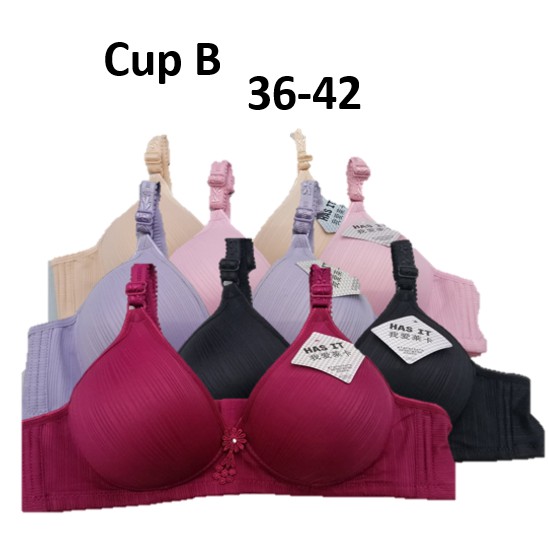 CUP B- Wireless Bra Cup B Full Cup/ Full Cup ชุดชั้นในคัพ B (Size 36-42)
