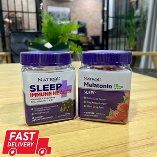 💥พร้อมส่ง!!!💥แท้ 💯% จากอเมริกา Natrol Sleep Gummies ช่วยการนอนกลับ ลดความเครียด เยลลี่นอนหลับ