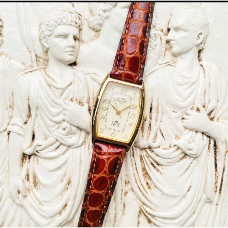 นาฬิกามือ POLO Club Vintage​ 1980s มือสอง แท้100% นำเข้าจากประเทศญี่ปุ่น สินค้าคัดเกรดพรีเมี่ยม มีของพร้อมส่ง