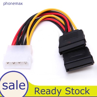 &lt; Wholesale &gt; อะแดปเตอร์สายเคเบิ้ล 4 Pin IDE Molex To 15 Pin 2 Serial SATA