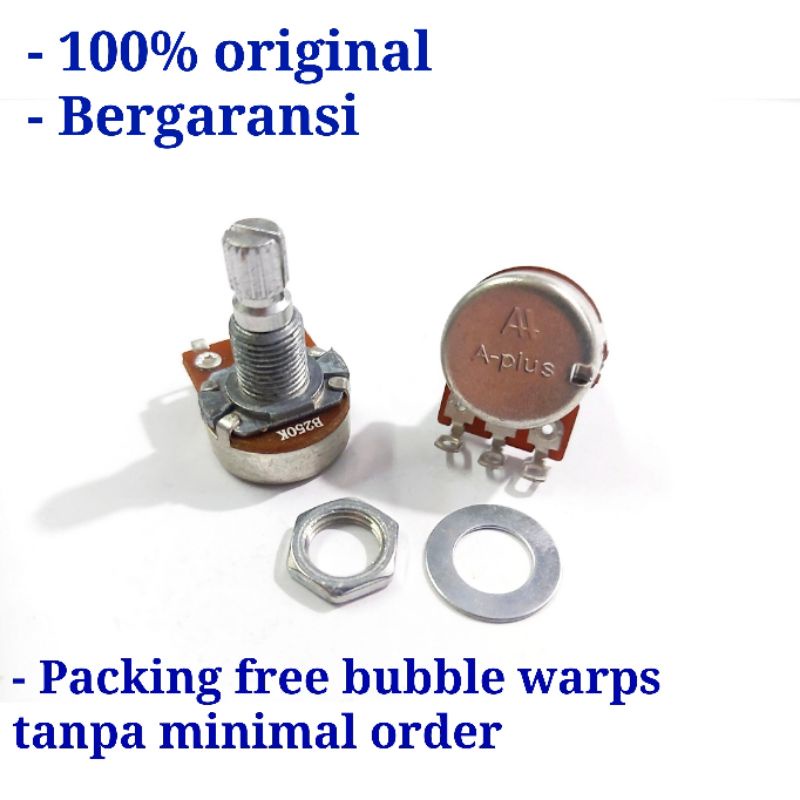 Guitar & bass Potentiometer 250K 500K original A plus mini Potentiometer B500K / A500K / A250K / B25