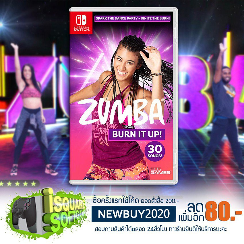 Nintendo Switch Zumba Burn it Up! 19 Nov 2019 LPvv