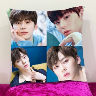 หมอนอิง สั่งทำ ใส่ได้4รูป หมอนอิงขนนุ่ม หมอนอิงโซฟา หมอนอิงในรถ หมอนอิงหลัง ฮวังมินฮยอน มินฮยอน Hwang Minhyun NUEST