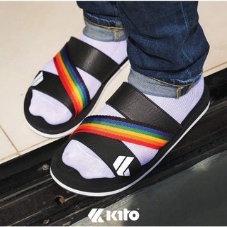 Kito.สายรุ้ง​ พื้นเสริม กันลื่น นิ่ม ใส่สบาย เบอร์36-43 AB16