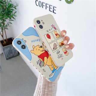 เคสซิลิโคนนิ่ม ลายการ์ตูนหมีพูห์ สําหรับ realme C3 C21Y C25Y C1 C2 5 5i 5s 6i 5pro 8 pro c11 2021 c20 Narzo 30A C25 c12 c25s 7i c17 c21 c15