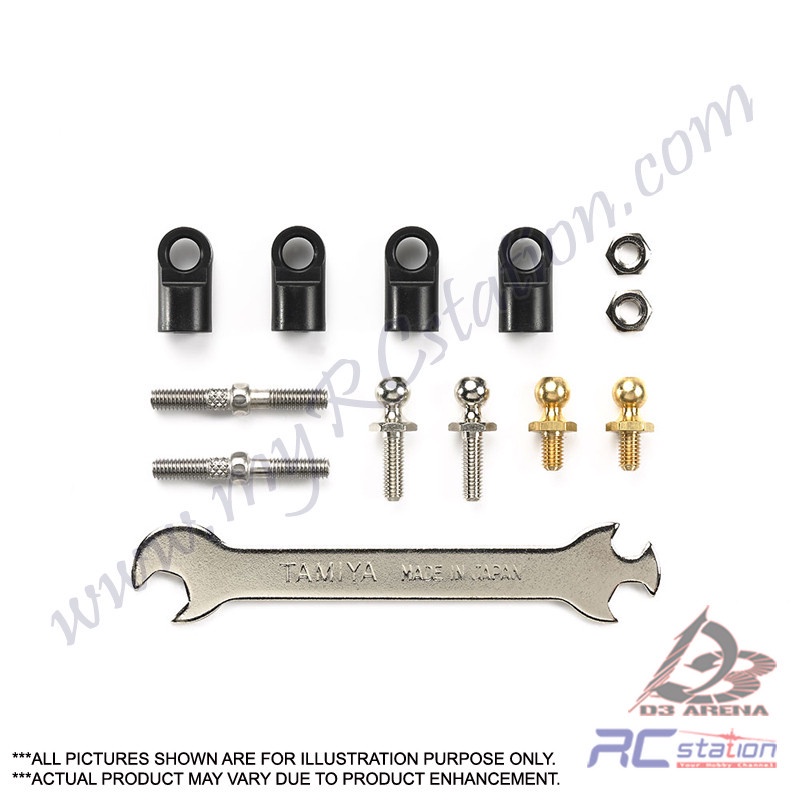 Tamiya TT01 53762 - Tamiya TT-01 Turnbuckle Tie-Rod Set [53662]