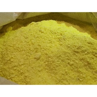 กำมะถันผง ถุงละ 1 กิโลกรัม (sulfur 1kg) กำมะถันบดหยาบ กำมะถัดเกล็ด