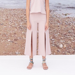 Sleek pants pale pink